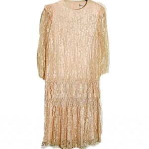 Vintage Courtney Blake lacy yucky dress